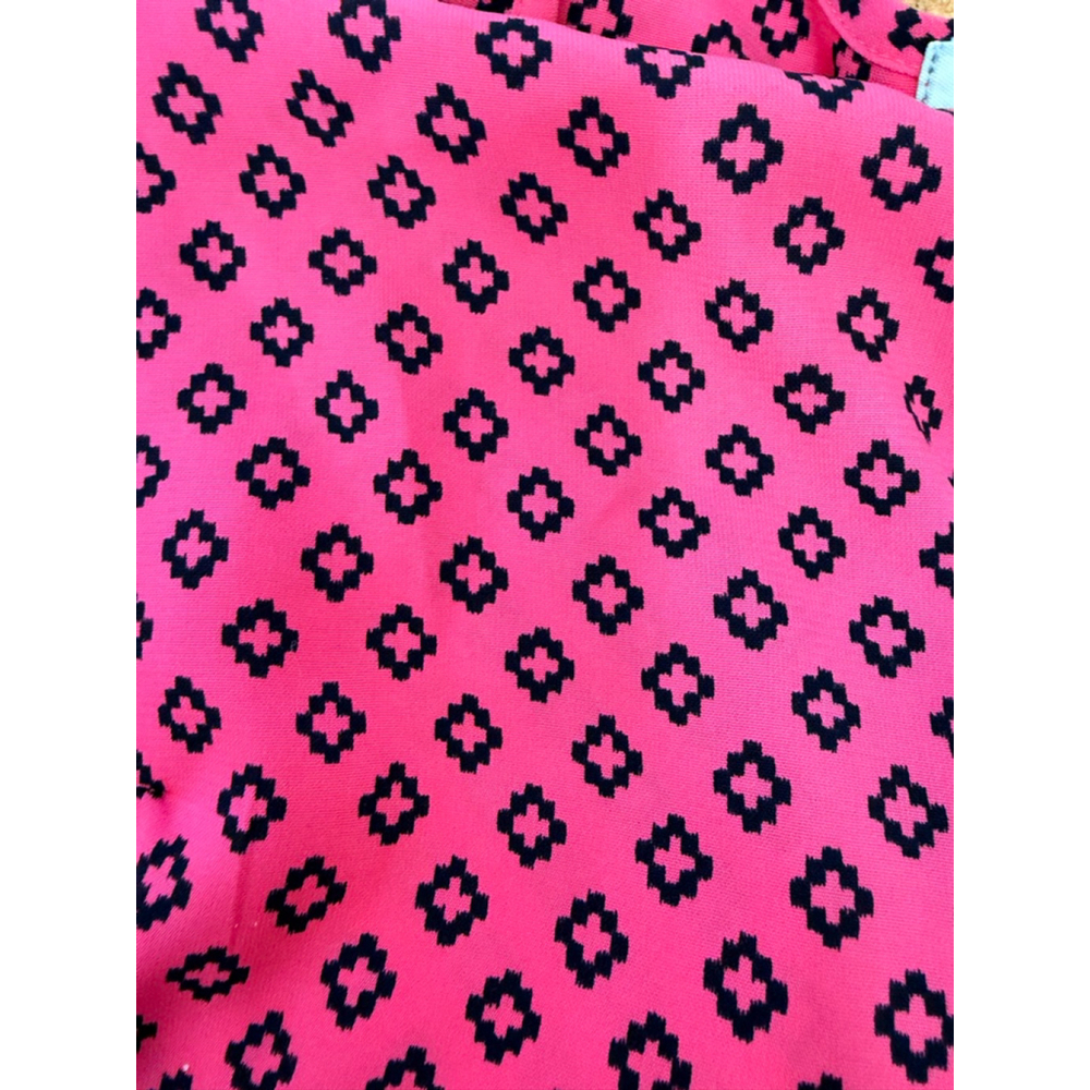 Women's PLEIOHE Pink & Black Patterned Tank Top L - Picture 3 of 3